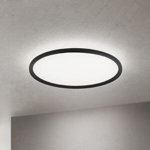 ORION LED stropna svjetiljka Kant, Ø 60 cm crna, CCT metal/plastika, prigušiva, Crno, Dnevni boravak/blagovaonica, Aluminij