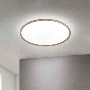 ORION LED stropna svjetiljka Kant, Ø 80 cm, kaki, CCT, metal/plastika, prigušiva, Zelena, Dnevni boravak/blagovaonica, Aluminij