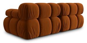 Narančasta baršunasta sofa 188 cm Bellis – Micadoni Home