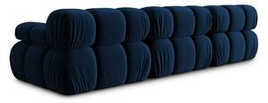 Plava baršunasta sofa 282 cm Bellis – Micadoni Home
