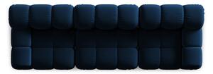 Plava baršunasta sofa 282 cm Bellis – Micadoni Home