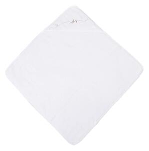 Bijela pamučna deka za bebe za zamatanje 75x75 cm Bebemarin – Mijolnir
