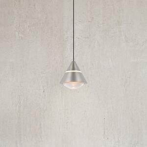 Trio Lighting LED viseća svjetiljka Romeo, Ø 14 cm, boja nikla, metal, CCT, Metalik, Dnevni boravak/blagovaonica, Metal