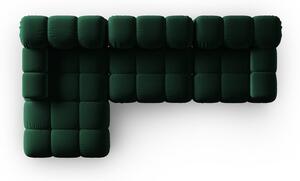 Zelena baršunasta sofa 285 cm Bellis – Micadoni Home