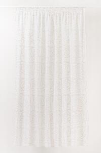 Bijela/siva prozirna zavjesa 140x245 cm Amanda – Mendola Fabrics