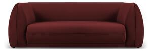 Crvena baršunasti sofa 225 cm Lando – Micadoni Home