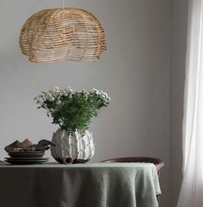 PR Home Mayla viseća lampa, boja drveta, ratan, Ø 43 cm, prigušiva, Drvo, Dnevni boravak/blagovaonica, Drvo