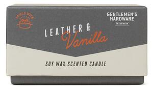 Mirisna svijeća od sojinog voska vrijeme gorenja 40 h Leather & Vanilla – Gentlemen's Hardware
