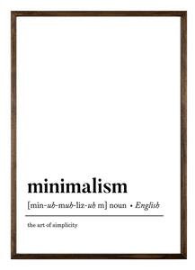 Plakat 50x70 cm Minimalism - Wallity