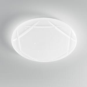 F.A.N. Europe Elixir LED stropna svjetiljka, Ø 50 cm, bijela, plastika, CCT, Bijela, Dnevni boravak/blagovaonica, Plastika