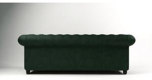 Tamno zelena baršunasta sofa 230 cm Cambridge - Ropez