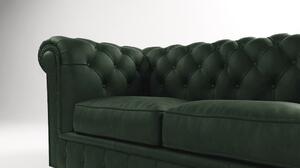 Tamno zelena baršunasta sofa 230 cm Cambridge - Ropez