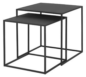 Crni metalni stolići za kavu u setu 2 kom 40x40 cm Fera – Blomus