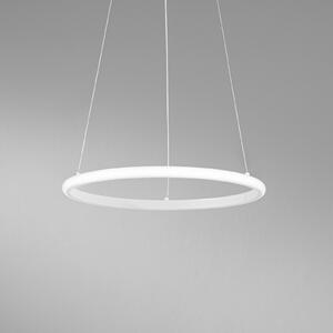 Luce Ambiente Design Axis LED viseća svjetiljka, Ø 40 cm, bijela, metalna, CCT, Bijela, Dnevni boravak/blagovaonica, Metal