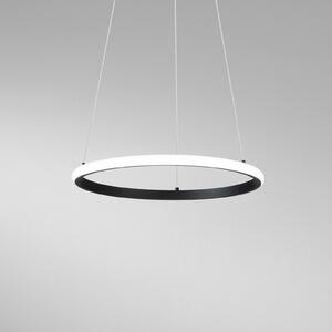 Luce Ambiente Design Axis LED viseća svjetiljka, Ø 40 cm, crna, metalna, CCT, Crno, Dnevni boravak/blagovaonica, Metal