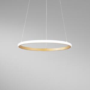 Luce Ambiente Design Axis LED viseća svjetiljka, Ø 40 cm, zlatna boja, metal, CCT, Zlato / mjed, Dnevni boravak/blagovaonica, Metal