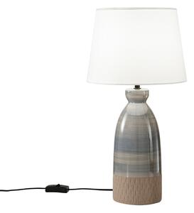 Luce Ambiente Design Navajo stolna lampa, visina 49 cm, višebojna/bijela, keramika/tkanina, Višebojno, Dnevni boravak/blagovaonica, Keramika