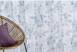Bijelo-plava prozirna zavjesa 300x260 cm Elsa – Mendola Fabrics