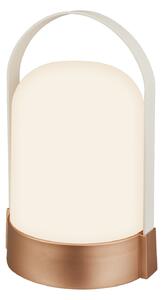 Briloner LED punjiva stolna lampa ASA BIG, brončana/bijela, visina 24 cm, IP44, prigušiva, Bronca / stari mesing, Dnevni boravak/blagovaonica, Metal