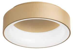 Luce Ambiente Design LED stropna svjetiljka Noah, zlatne boje, Ø 45 cm, metalna, CCT, Zlato / mjed, Dnevni boravak/blagovaonica