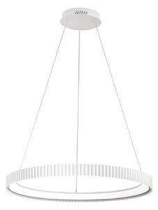 Luce Ambiente Design Niike LED viseća svjetiljka, bijela, Ø 70 cm, metalna, CCT, Bijela, Dnevni boravak/blagovaonica, Metal