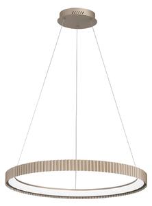 Luce Ambiente Design Niike LED viseća svjetiljka, zlatna, Ø 70 cm, metalna, CCT, Zlato / mjed, Dnevni boravak/blagovaonica, Metal