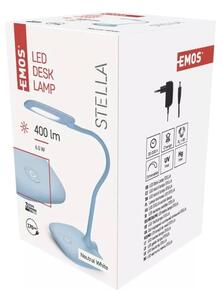 Svijetlo plava LED stolna lampa s mogućnosti zatamnjivanja (visina 55 cm) Stella – EMOS