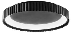 Luce Ambiente Design Niike LED stropna svjetiljka, crna, Ø 40 cm, metalna, CCT, Crno, Dnevni boravak/blagovaonica, Metal