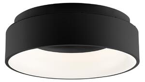 Luce Ambiente Design Noah LED stropna svjetiljka, crna, Ø 45 cm, metalna, CCT, Crno, Dnevni boravak/blagovaonica