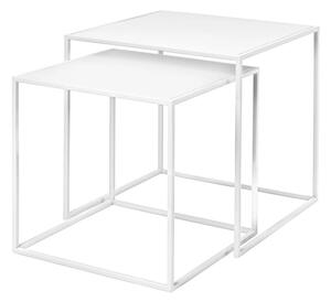Bijeli metalni stolići za kavu u setu 2 kom 40x40 cm Fera – Blomus