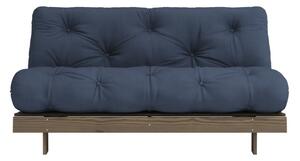 Tamno plava sklopiva sofa 160 cm Roots – Karup Design