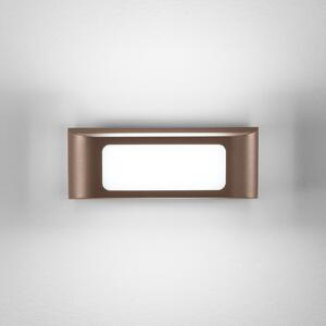 INTEC DESERT LED vanjska zidna svjetiljka, brončane boje, širine 25 cm, metalna, Bronca / stari mesing, Aluminij