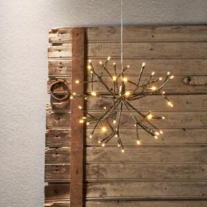 Žuti svjetlosni ukras s božićnim motivom Firework – Star Trading