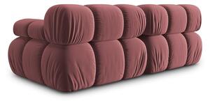 Ružičasta baršunasta sofa 188 cm Bellis – Micadoni Home