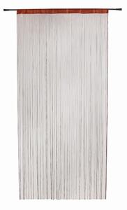 Smeđa zavjesa za vrata 100x200 cm String – Mendola Fabrics