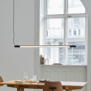 GEJST Ralent viseća svjetiljka, crna, duljina 70 cm, G13 LED, Crno, Dnevni boravak/blagovaonica, Metal