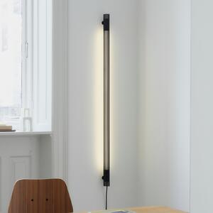 GEJST Ralent zidna svjetiljka, crna, visina 135 cm, G13 LED, Crno, Dnevni boravak/blagovaonica, Metal