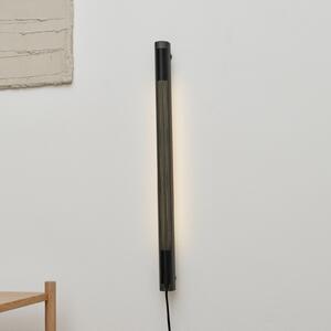 GEJST Rarent zidna svjetiljka s utikačem, crna, V. 70 cm, G13 LED, Crno, Dnevni boravak/blagovaonica, Metal