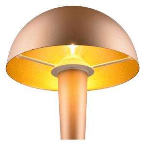 LED stolna lampa u bakrenoj boji (visina 26 cm) Canaria – Trio