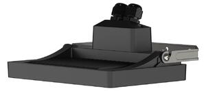 Theben LED vanjski zidni reflektor theLeda B30 dual, crni, IP65, Crno, Metal, Zidni reflektor