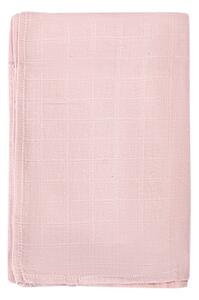 Ružičasta pamučna deka za bebe 120x120 cm Bebemarin – Mijolnir