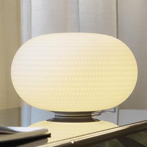 Fontana Arte Stolna lampa BIANCA, staklo, Ø 30 cm, E27, Bijela, Dnevni boravak/blagovaonica, Staklo