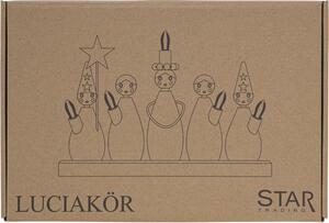 Crno-bijeli svjetlosni ukras s božićnim motivom Luciakör – Star Trading