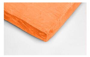 Narančasta plahta od mikropliša My House, 180 x 200 cm