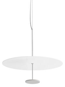 Linea Light LED viseća svjetiljka Stilo_P, bijela, Ø 55 cm, IP40, prigušiva, Bijela, Dnevni boravak/blagovaonica, Aluminij