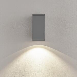 Deko-Light ShoreLine Pro Square LED vanjska zidna svjetiljka, svijetlosiva, 830/840, prigušiva, Sivo, Aluminij