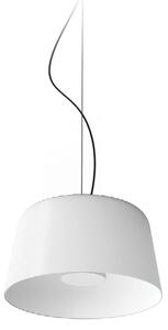 Linea Light LED viseća svjetiljka Delfi_P, bijela, Ø 35 cm, metalna, prigušiva, Bijela, Dnevni boravak/blagovaonica, Aluminij