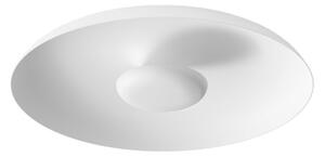 Linea Light LED stropna svjetiljka Basin_P, bijela, metalna, Ø 48 cm, prigušiva, Bijela, Dnevni boravak/blagovaonica, Aluminij