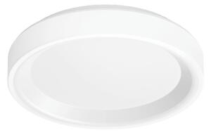 Linea Light LED zidna svjetiljka Iside, bijela, metalna, Ø 35 cm, IP40, prigušiva, Bijela, Dnevni boravak/blagovaonica, Metal