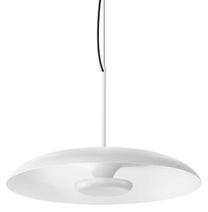 Linea Light LED viseća svjetiljka Basin_P, bijela, metalna, Ø 49 cm, IP40, prigušiva, Bijela, Dnevni boravak/blagovaonica, Aluminij